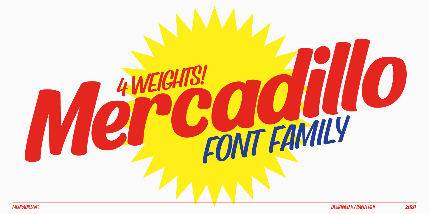 Example font Mercadillo #1